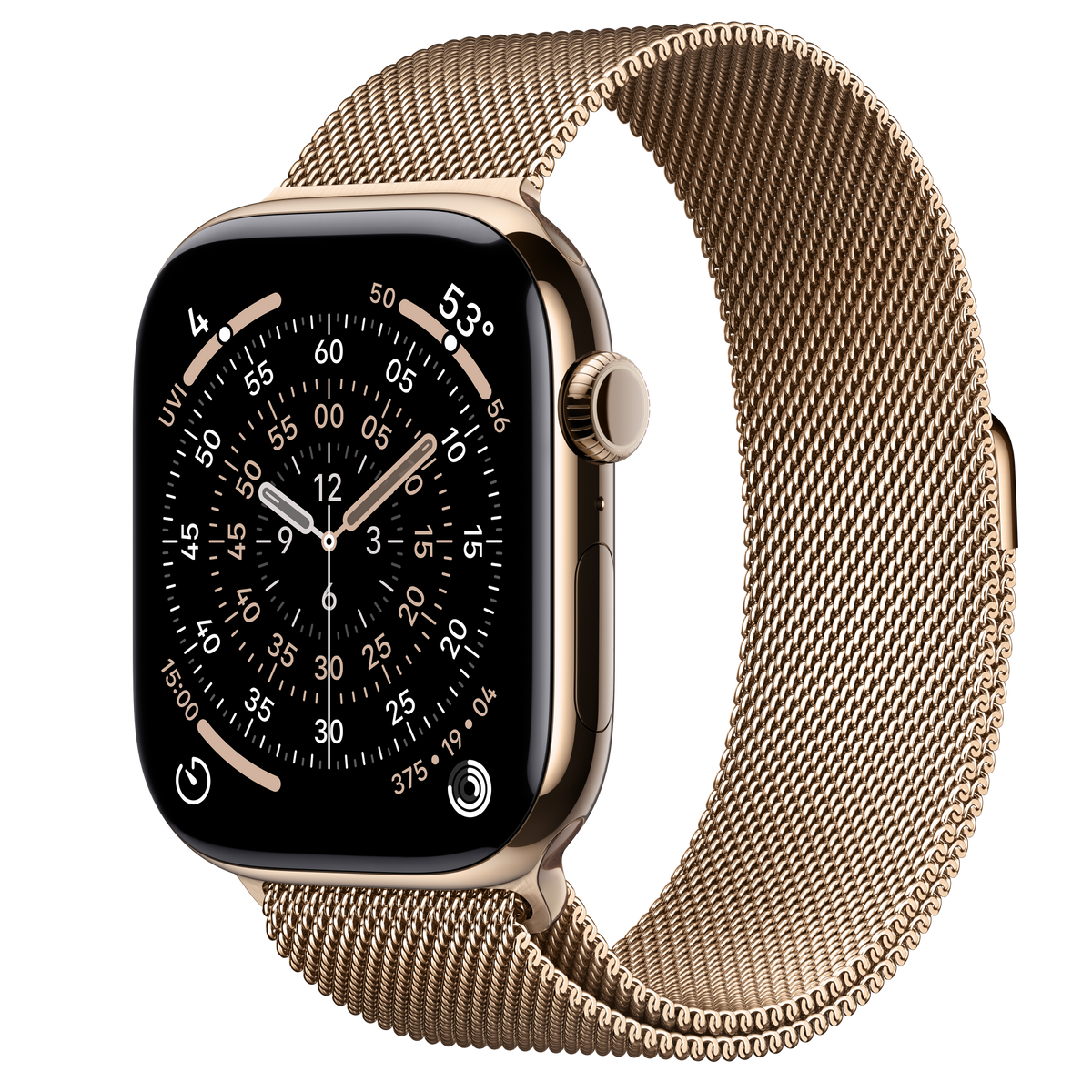 Apple Watch Series 11 — 46mm Gold Titanium (GPS + Cellular)